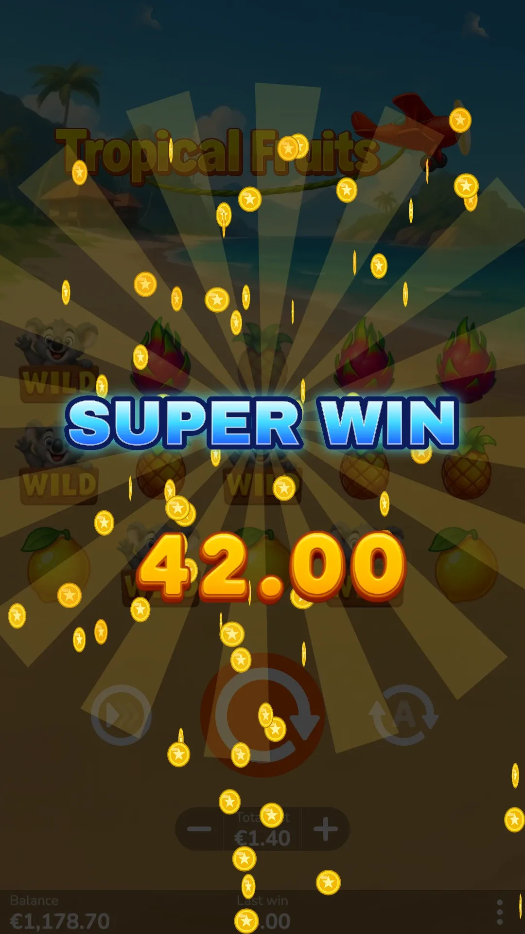 Screenshot: big win