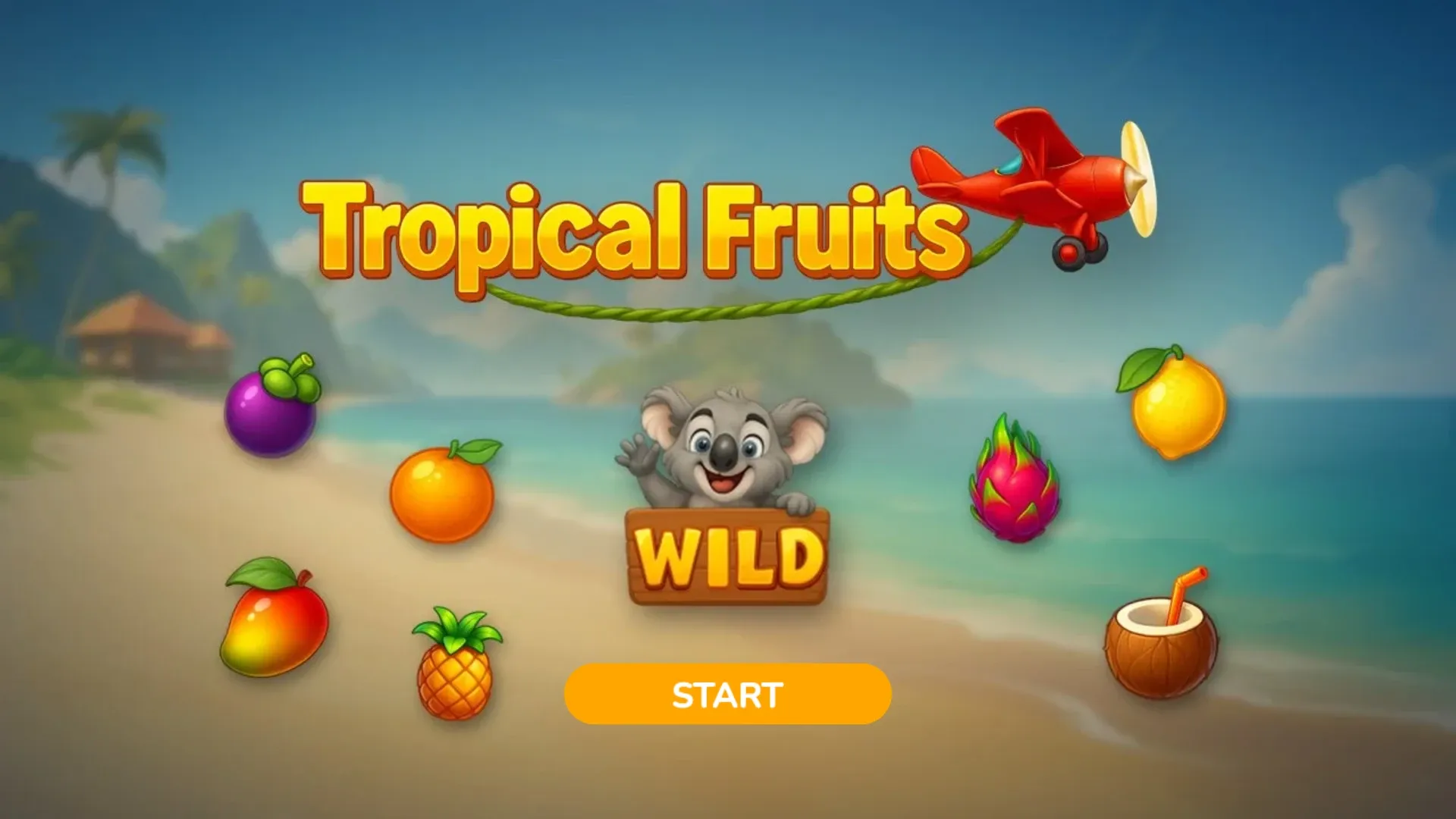 Screenshot: start screen
